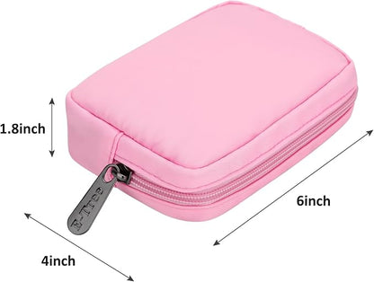 E-Tree Cute Small Makeup Bag, Cosmetic Toiletry Skin Care Make up Little Items - Image 4