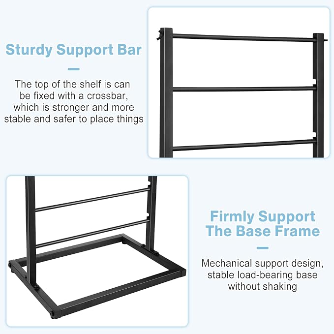 Aulin 6 Tier Large Capacity Ribbon Storage Organizer Rack - Image 7