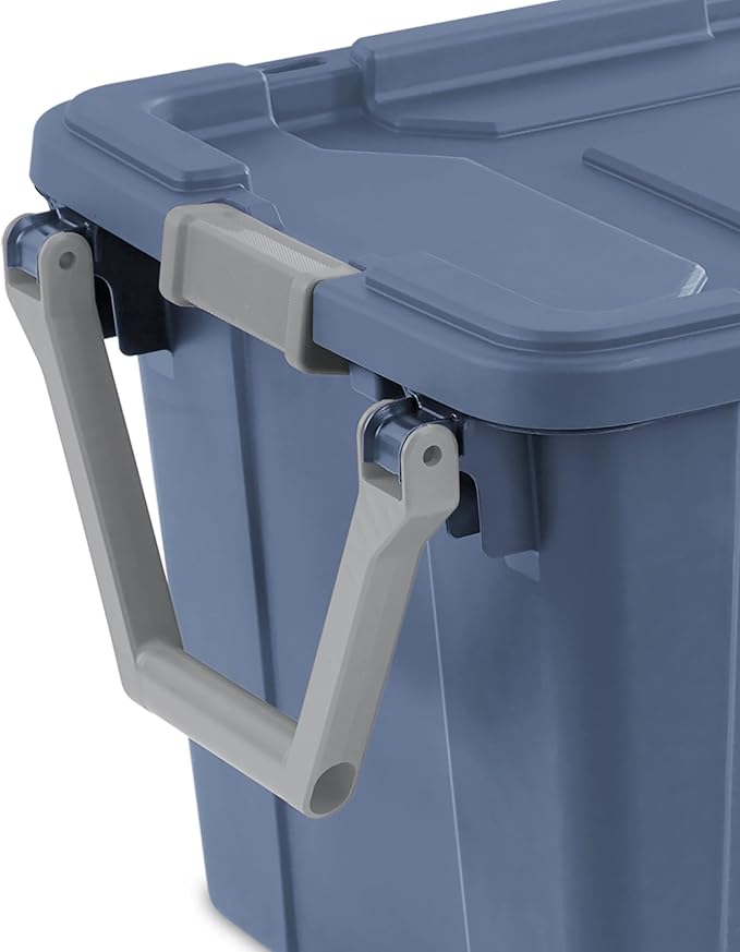 40 Gallon Heavy-Duty Rolling Storage Bins 2-Pack, Leakproof Lid & Latches - Image 9