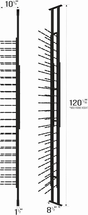 Ultra Wine Racks Floor-to-Ceiling Mount Display - Image 3