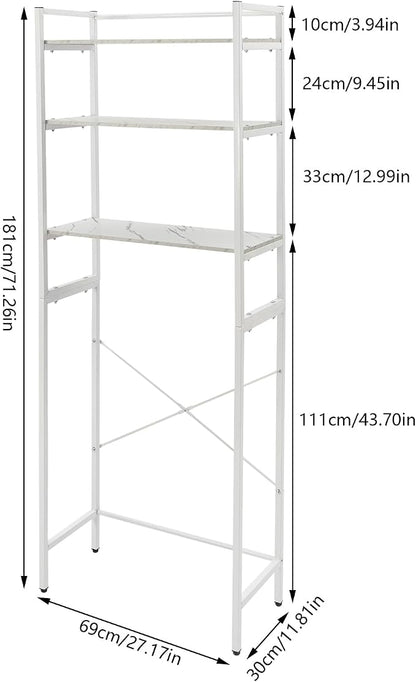 Gdrasuya10 3-Tiers Over The Washer and Dryer Storage Shelf - Image 2