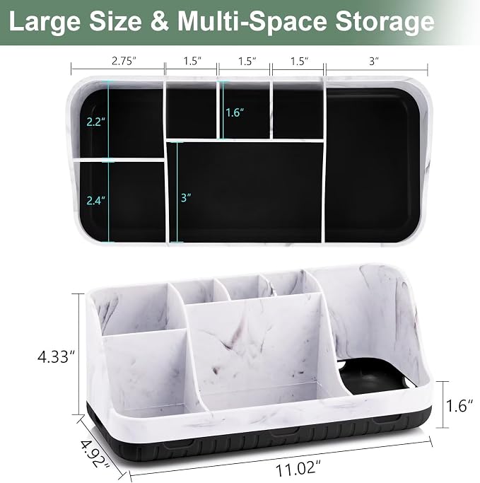 Marble Bathroom Countertop Organizer - Image 6