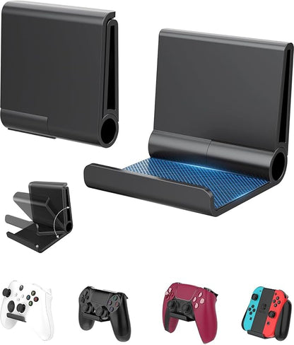 4 Pack Foldable Controller Wall Mount Holder, Xbox Controller Stand, Compatible by 6amLifestyle