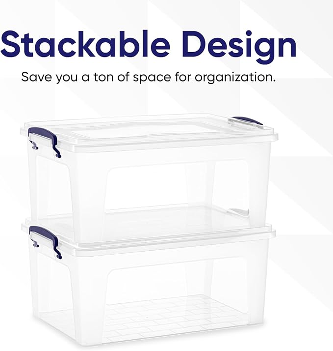 Superio Clear Storage Bins - Image 3