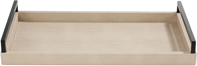Sagala Ivory Shagreen Serving Tray - Image 7