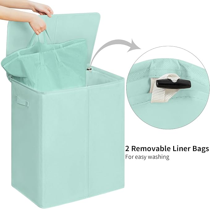 WOWLIVE 154L Double Laundry Hamper - Image 5