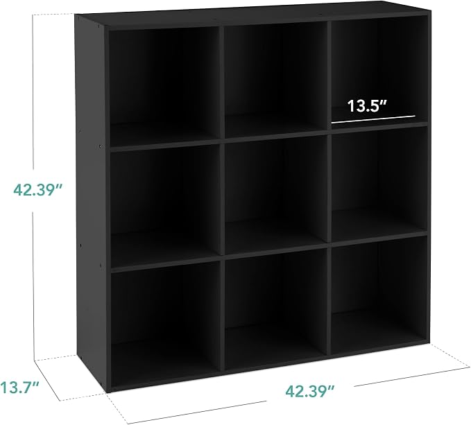 Best Choice Products 9-Cube Storage Organizer, 13.5in Shelf Opening, Display - Image 2