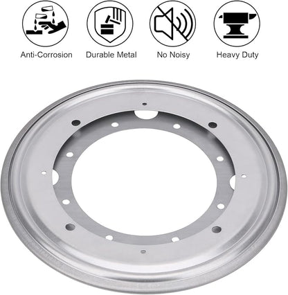 9" Round Lazy Susan Turntable Bearing Plate 5/16”Thick Lazy Susan Hardware - Image 5