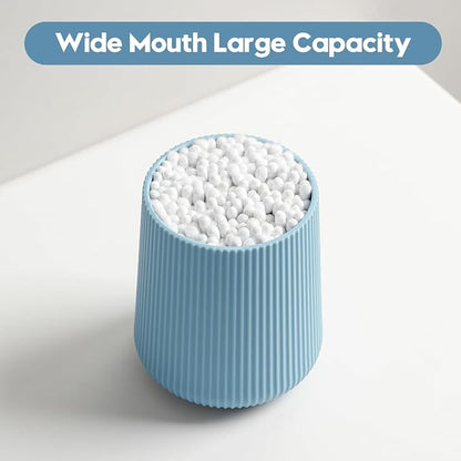 YAUKPH Light Blue Striped Toothbrush Holder - Image 3