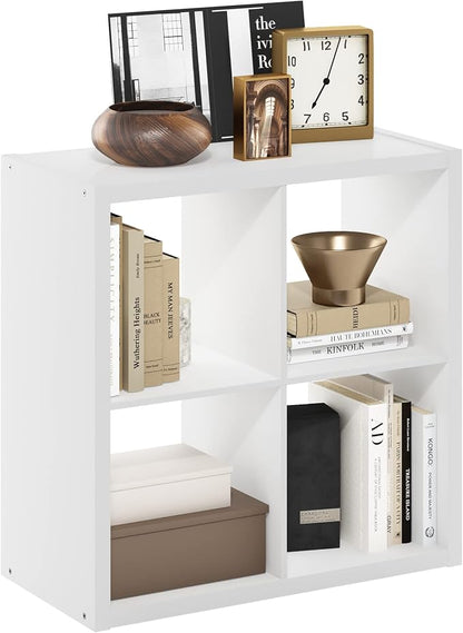 Furinno Cubicle Open Back Decorative Cube Storage Organizer, Reversible Bookcase by Furinno-FitsYourSpaceFitsYourBudget