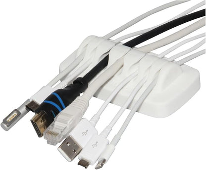 Heaviest Cable Organizer on The Market! Compact and Weighted Desktop Cord by ENVISIONED