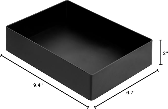 Amazon Basics Rectangular Plastic Desk Organizer - Image 9