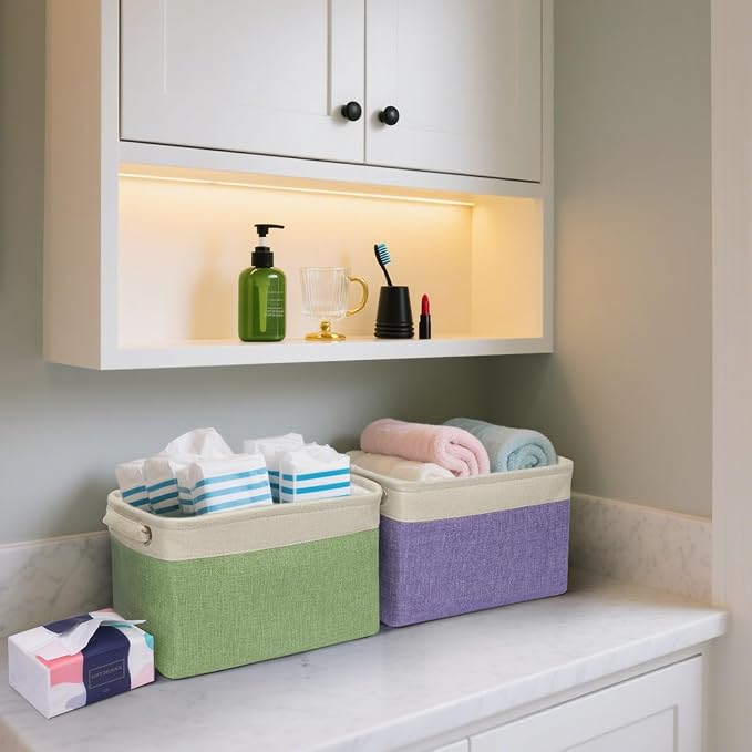BALEINE 4 Pack Fabric Storage Bins - Image 4