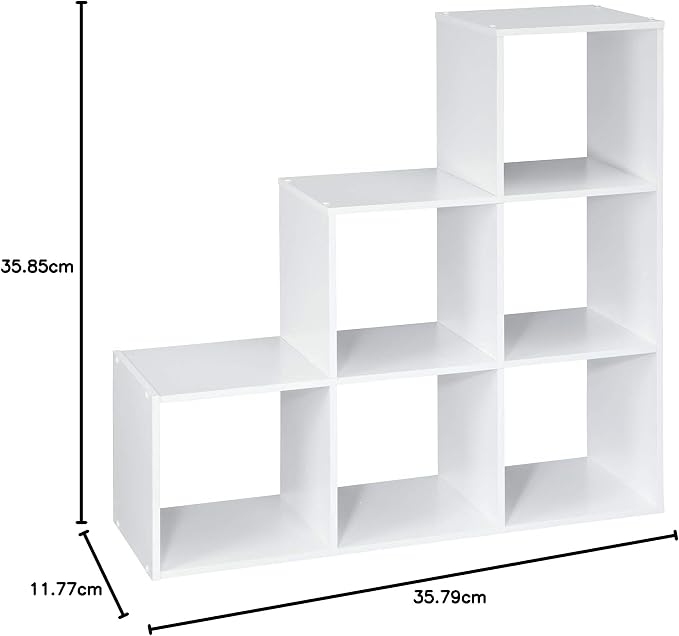 ClosetMaid Cubeicals 3-2-1 Cube Storage Shelf Organizer Bookshelf, 3 Tier - Image 10