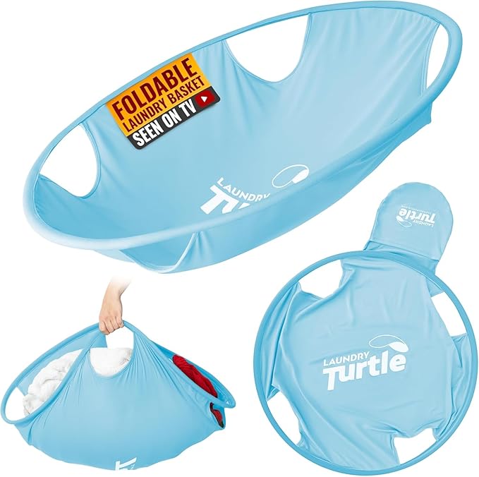 Laundry Turtle Collapsible Laundry Basket | Revolutionary Foldable Laundry by LaundryTurtle
