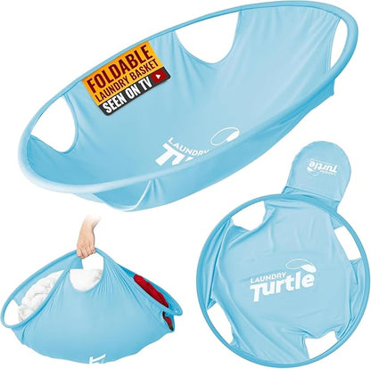 Laundry Turtle Collapsible Laundry Basket | Revolutionary Foldable Laundry by LaundryTurtle