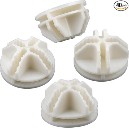 40 Pcs Wire Cube Plastic Connectors Wire Grid Cube Organizer Connectors by IFAMIO