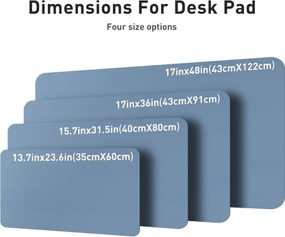 Aothia Leather Desk Pad Protector, Office Mat, Large Mouse Pad, Non-Slip PU - Image 7