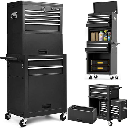 Goplus 6 Drawers Tool Chest, Rolling Metal Tool Box by Goplus