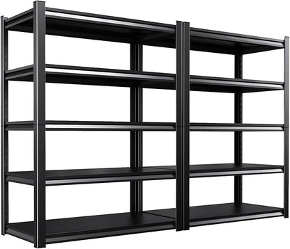 46''W Garage shelving, 3000lbs AdjustableTall Heavy Duty Shelving, 5T Garage by KORVENA