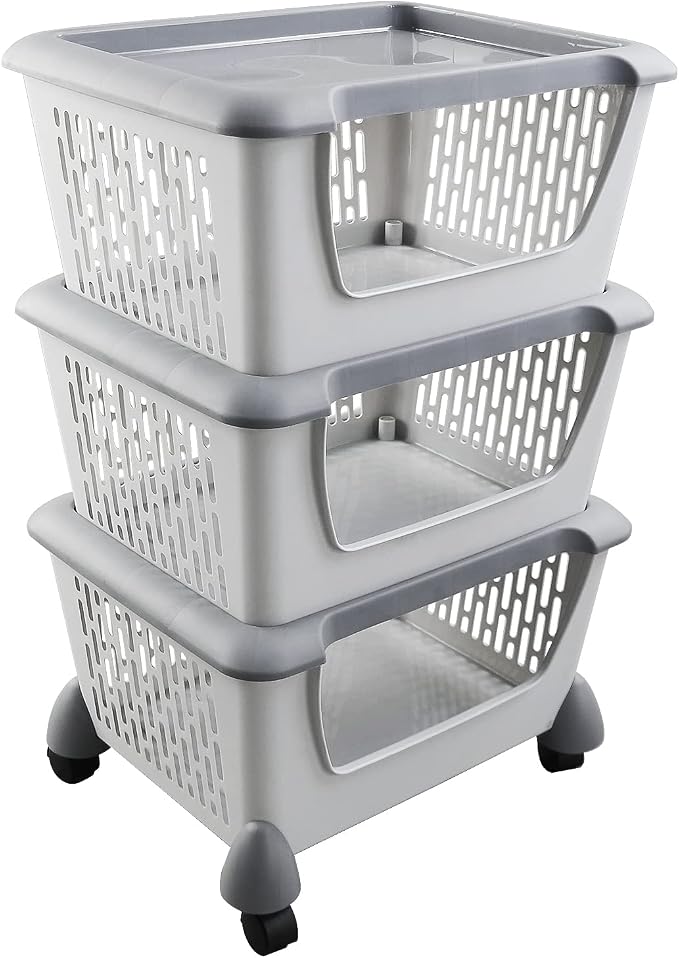 5-Tier Stackable Storage Bins - Image 5
