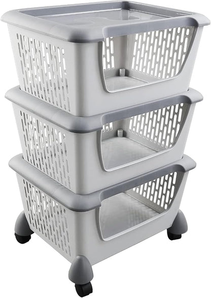 5-Tier Stackable Storage Bins - Image 5