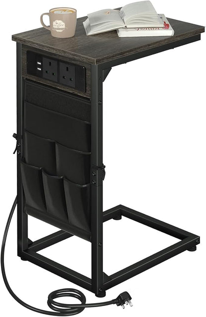 AMHANCIBLE C Shaped End Table by AMHANCIBLE
