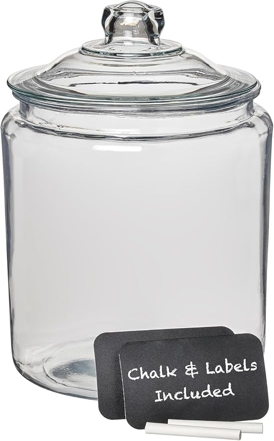 Anchor Hocking Heritage Hill Glass Jar by AnchorHocking