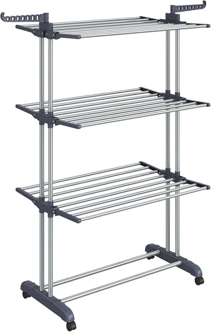 SONGMICS Clothes Drying Rack Stand 4-Tier, Foldable Laundry Drying Rack - Image 9