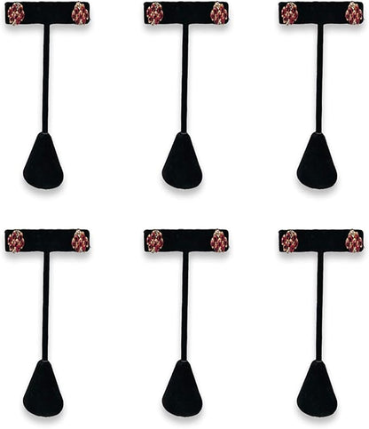 Ikee Design 6 Pcs Set Premium T- Shape Style Earring Display Stand, Earring by IkeeDesign
