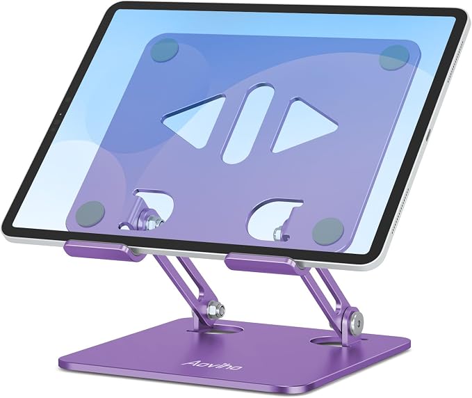 Tablet Stand Holder for Desk, Adjustable Desktop Tablet Holder, Foldable - Image 7