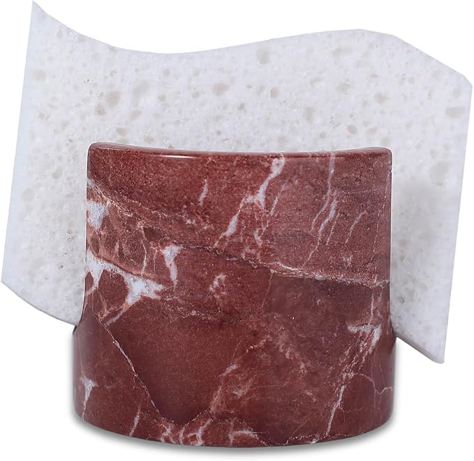 Travertine Marble Sponge Holder by JIMEIMarble