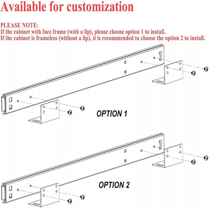 OCG Under Sink Cabinet Organizer Two Tier Pull Out Shelf, Under Sink Sliding - Image 5