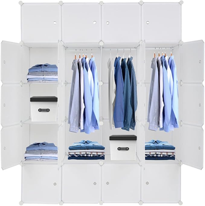 20 Cubes Storage Organizer, Closet Organizers Storage Shelf by Flulep