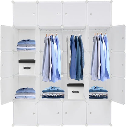 20 Cubes Storage Organizer, Closet Organizers Storage Shelf by Flulep