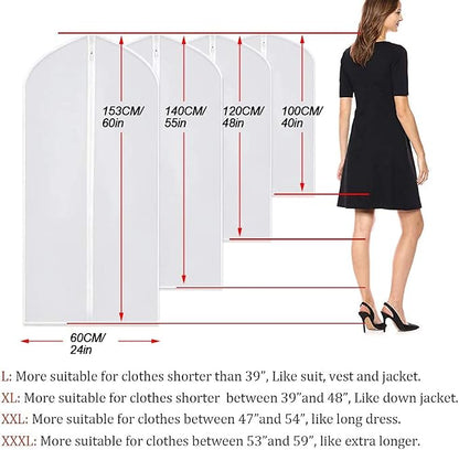 Garment Bags Covers 24''X60'' Dress Bags - Image 2