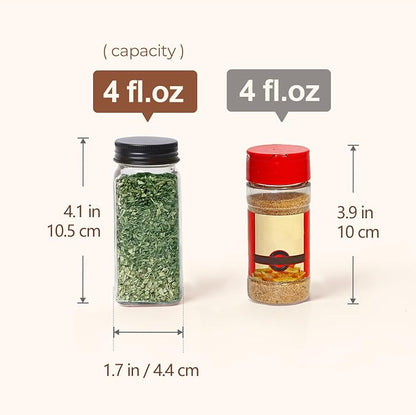 ComSaf 15Pcs 4oz Glass Spice Jars - Image 5