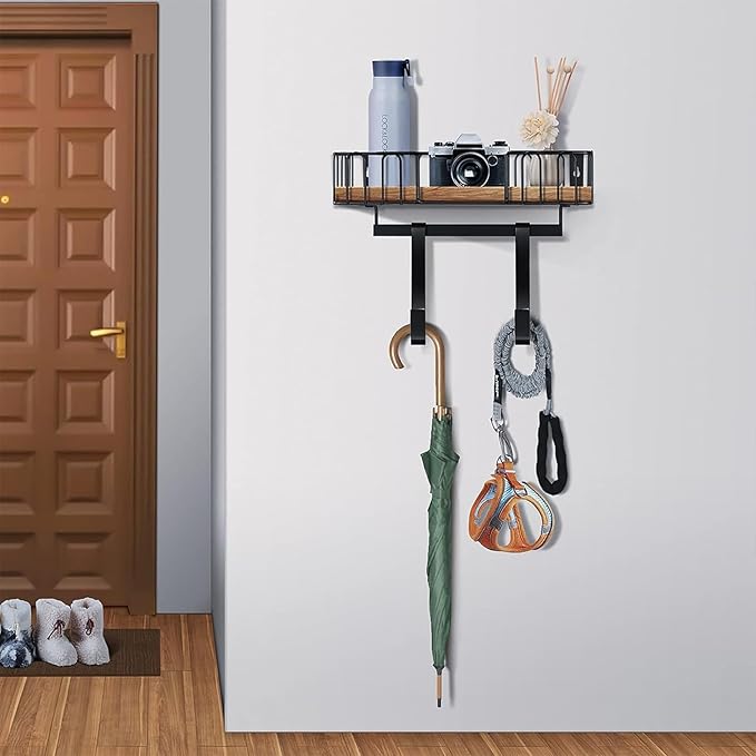 TJ.MOREE Ironing Board Hanger Metal Wall Mount Iron and Ironing Board Holder - Image 7