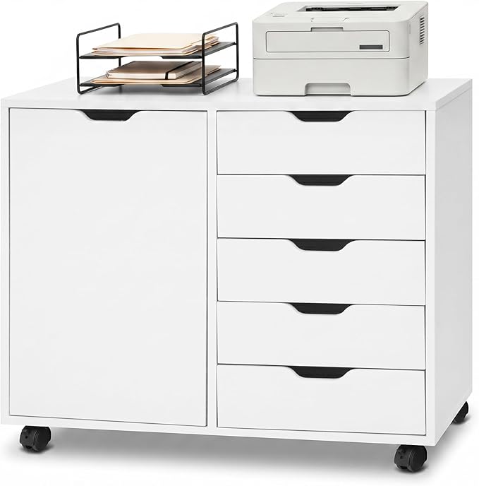 GIANTEX 5-Drawer File Cabinet by Giantex