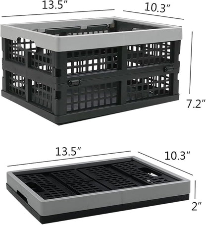 16-Liter Collapsible Storage Crates/Folding Milk Basket - Image 2