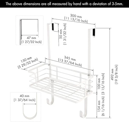 KES Ironing Board Hanger, Over The Door Ironing Board Holder, T-Leg Ironing - Image 6