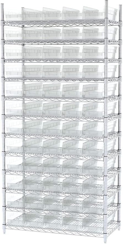 Akro-Mils 30138 Plastic Shelf Bins, Heavy Duty Storage Bins - Image 8