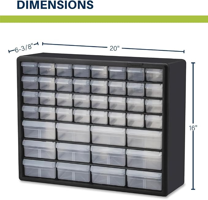 Akro-Mils 44-Drawer Plastic Drawer Storage Cabinet - Image 2