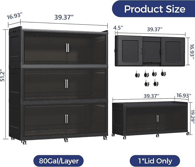 240GAL Extra Large Storage Bins - Image 2