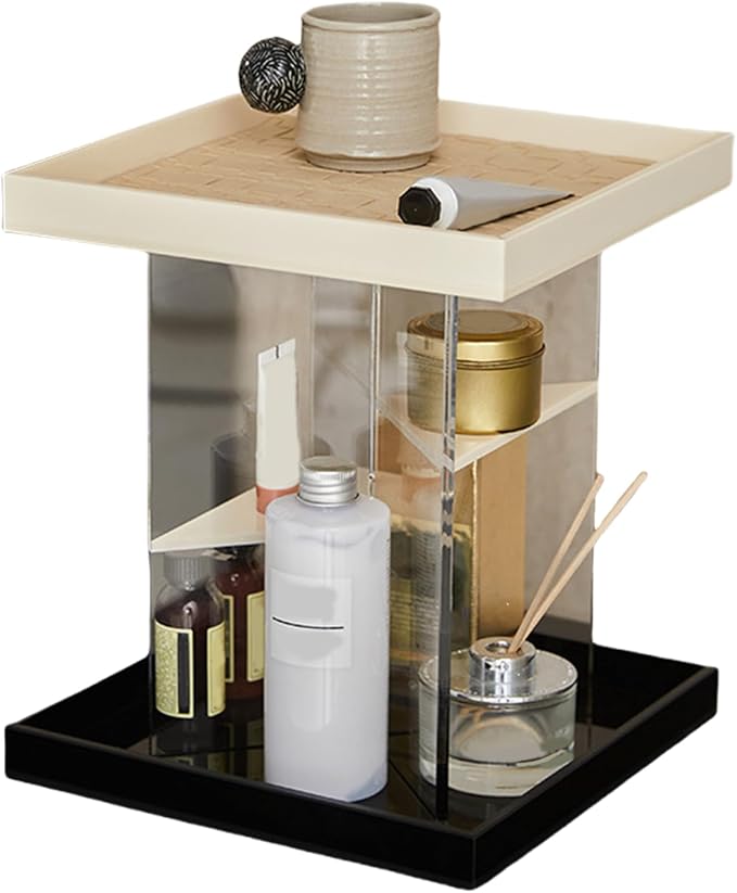 Rotating Makeup Organizer, 360 Degree Acrylic Cosmetic Storage Carousel by Unknown