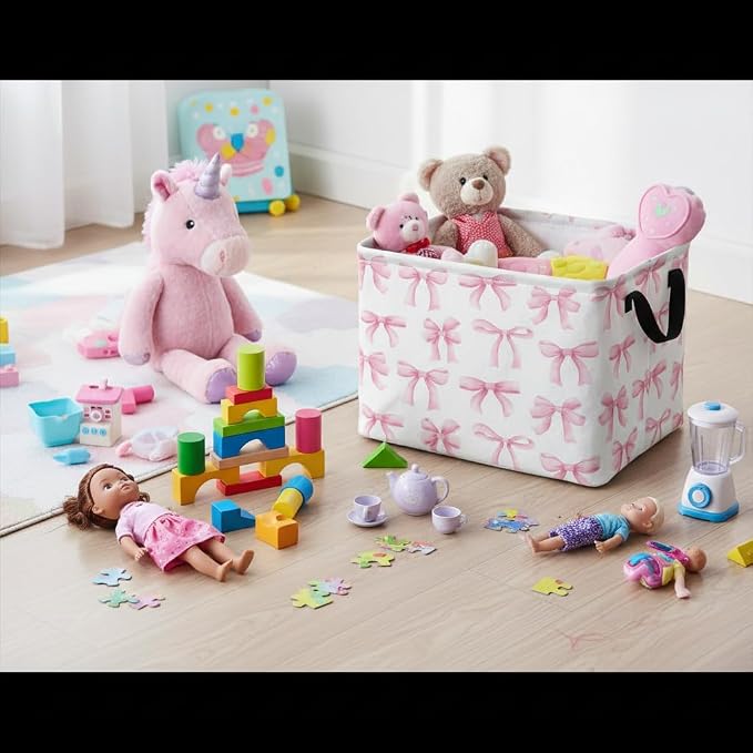 Rectangular Baby Kids Storage Basket - Image 5