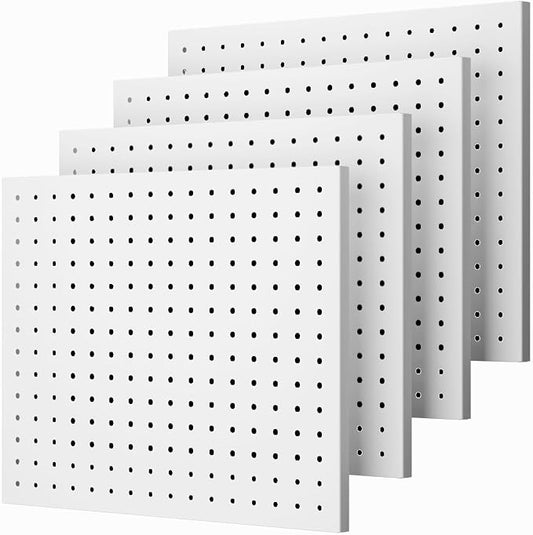 Peg Board, 4 Pack Metal Peg Board Panels by Unknown