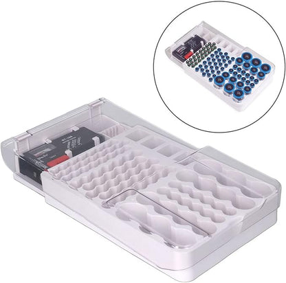 Battery Organizer, Battery Holder Box Holds, Large Capacity Battery Storage Box - Image 6