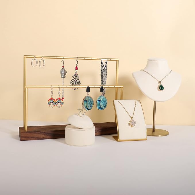 GemeShou wooden earring holder organizer - Image 8