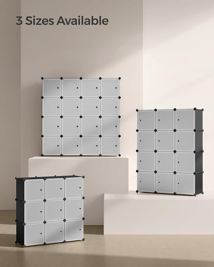 SONGMICS Cube Storage Organizer, Closet Storage Shelves, DIY Plastic Closet - Image 6